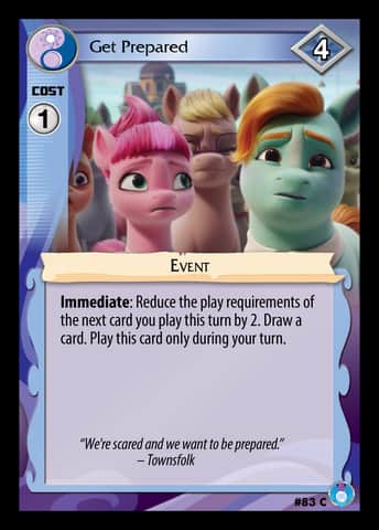 Get Prepared